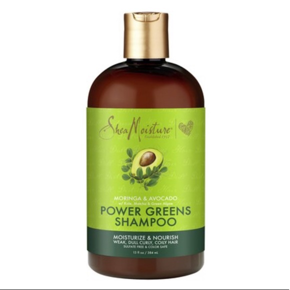 Shea Moisture Power Greens Moringa Avocado Shampoo - Picture 2 of 7